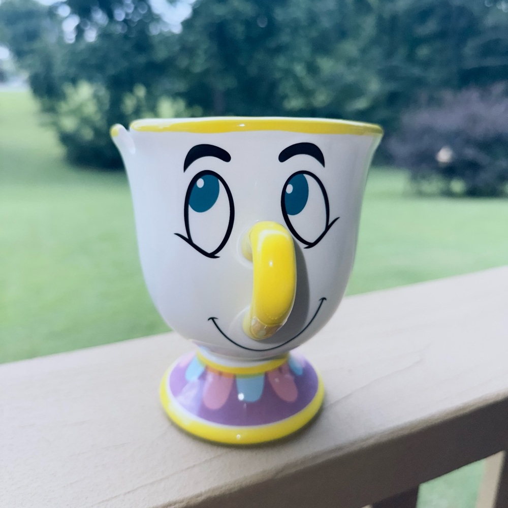 Disney Ceramic Mug with Yellow and White Design